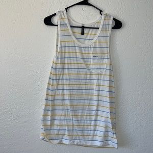 RVCA stripped tank top